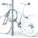 Post Mounted Bike Rail